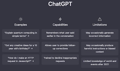 ChatGPT Intro Screen